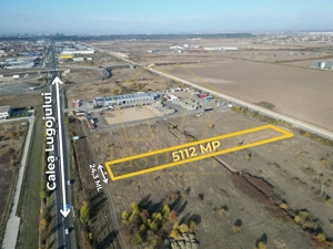 Teren de 5.112mp pentru servicii- industrial | calea Lugojului | Ghiroda