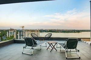 Apartament 2 camere de inchiriat in Mamaia cu vedere panoramica la lac si mare,TERASE  - imagine 2