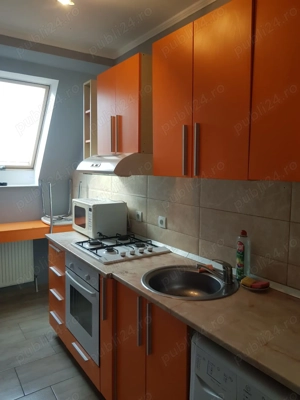 For rent !Decebal apartam 1 camera nou modern mobilat  - imagine 8