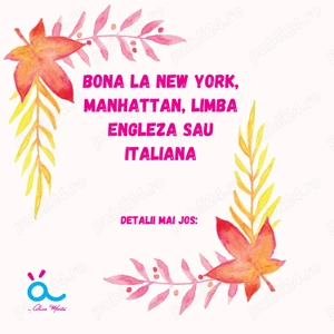 Bona la New York cu limba engleza sau italiana
