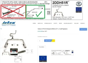 evacuare sport volvo v70 diesel - imagine 2