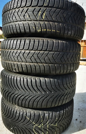 Set  4 jante aliaj R16, ET43 Audi A4, A6  cod 8K0071496+ anvelope iarna - imagine 7