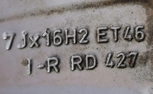 Set  4 jante aliaj R16, ET43 Audi A4, A6  cod 8K0071496+ anvelope iarna - imagine 9