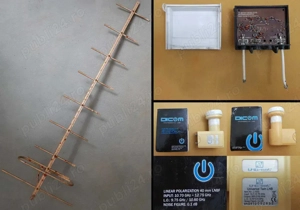 Antena TV UiF + Amplificator UiF-FiF + LNB - Vintage