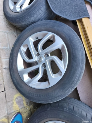 Jante aliaj Opel + anvelope de vara 