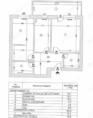 2 camere 77mp -mobilat-bloc nou-autobuz-spatiu depozitare - imagine 8
