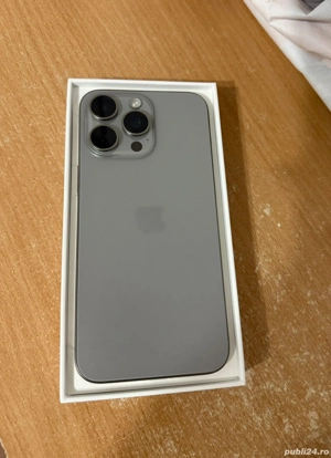 iphone  15 pro max natural titanium  - imagine 4