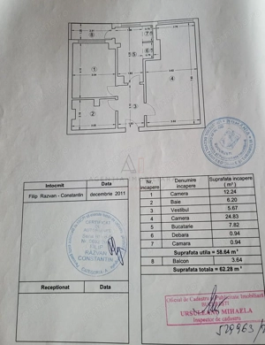 Comision 0 | 2 Camere Titulescu | 62 MP | Decomandat - imagine 18