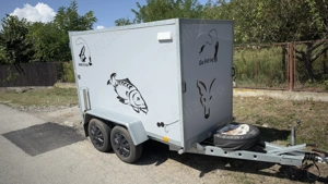 Remorcă dublă osie carosată   2021 - imagine 4