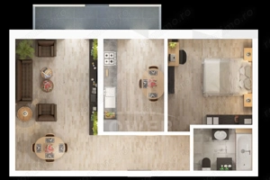 COMISION 0%-  Apartamente 2 camere Rezidențial NOU | Doamna Stanca - imagine 3