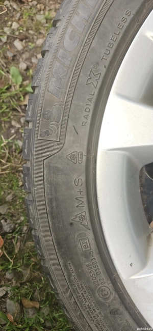 set cauciucuri Michelin  M+s225/50 R17 - imagine 3