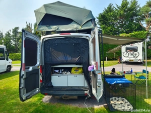 Vand camper conversie din utilitara Ford transit 155cp tractiune fata,fabricatie 2014  12.-19000euro - imagine 2