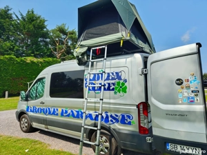 Vand camper conversie din utilitara Ford transit 155cp tractiune fata,fabricatie 2014  12.-19000euro - imagine 3