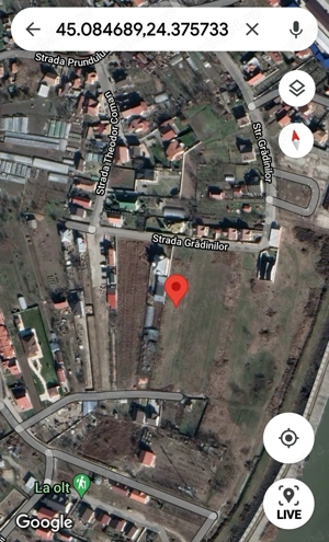 De vanzare 2.988mp teren in Rm. Valcea, zona Ostroveni Sud, str. Gradinilor, nr.7.