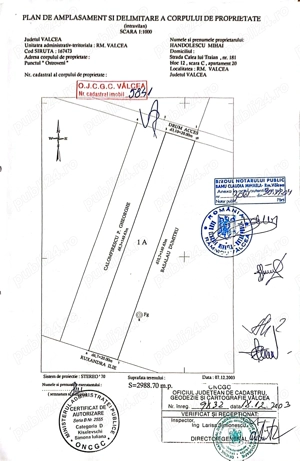 Vanzare teren 2.988 mp in Rm. Valcea - imagine 2