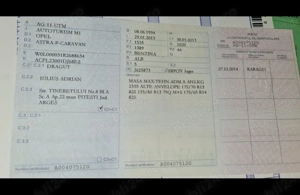 Opel astra f 1996 benzina alb combi 350 eur Inmatriculat  - imagine 5