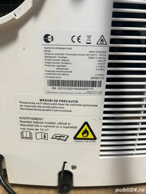 Vând aparat aer condiționat portabil - imagine 3