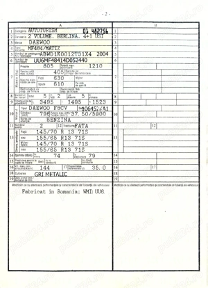 Dezmembrez DAEWOO MATIZ MF484 08i (2004) ~ 796 CMC ~ 37.50 KW ~ F8CV