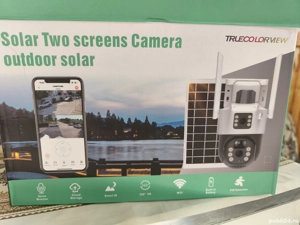 Camera Solară Smart cu panou solar cu aplicație pe telefon 