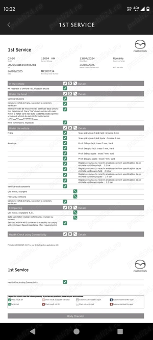 Mazda CX-30 e-SkyActiv G 2.0 benzina mild-hibrid model 2024 alb perlat - imagine 10