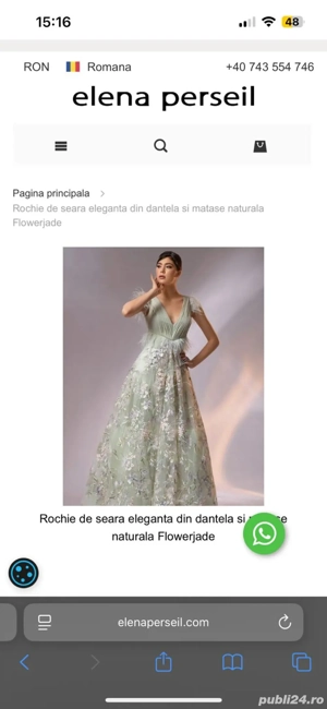 Rochie Elena Perseil - imagine 4