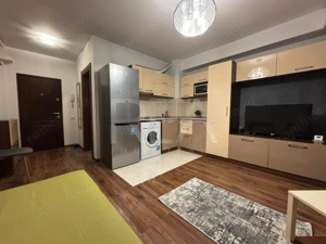 Garsonieră Barbu Văcărescu – Strada Pepelea, bloc nou, mobilată