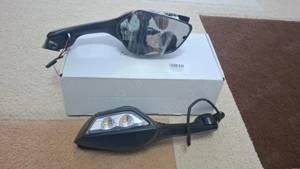 Oglinzi universale cu semnalizare inclusă, unghi ajustabil motociclete - imagine 2