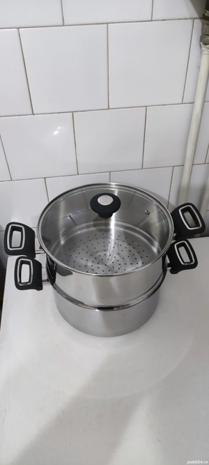 Oala gatit cu abur 4 litri - imagine 1