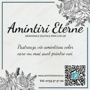 Amintiri Eterne prin cod QR | Album foto funerar