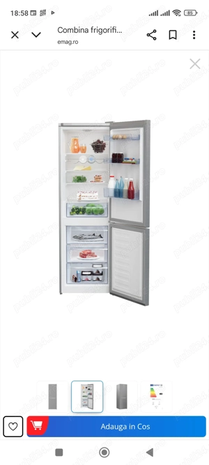 Vând combina frigorifica beko - imagine 2