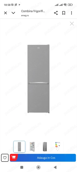 Vând combina frigorifica beko