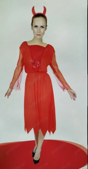 Rochie roșie, nouă, L, Halloween 