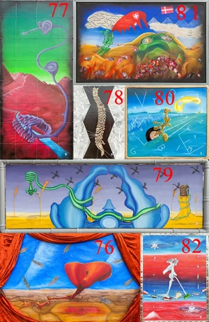 Artă, Pictură, Tablou -  Colecție DADA (c137-143)