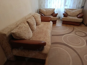 Canapea extensibila + 2 fotolii