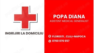 Îngrijiri la domiciliu la prețuri corecte ! Florești și Cluj 