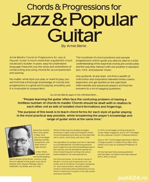 carte fe vanzare Chords and Progressions for Jazz and Popular Guitar  - imagine 3