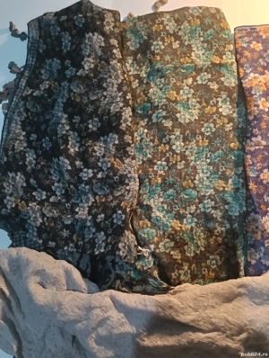 Patru eșarfe elegante,mix de materiale - imagine 4