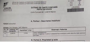 Teren de vânzare extravilan,Tohanu Nou Zărnești.  - imagine 5