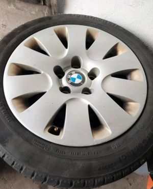 Jante și anvelope BMW 205/55 R16 în stare bună