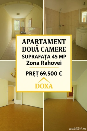 Vând ap două camere Rahovei