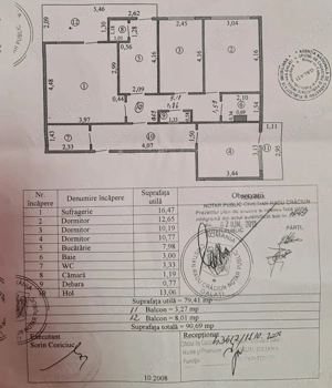 Vanzare apartament 4 camere dec, in Galati, Micro 39A, sup.91mp, mobilat - imagine 19