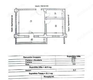 MAMAIA SAT - vizavi LIDL | 2 camere gata de mutare sau investitie - imagine 2