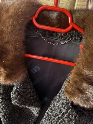 Vând haina de blana astrahan  - imagine 3