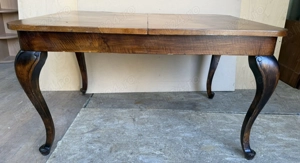 Masa Extensibila Vintage din Lemn; Masa Stil cu blat 140x100 cm