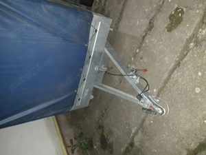 Vand remorca 750 kg  aproape noua - imagine 5