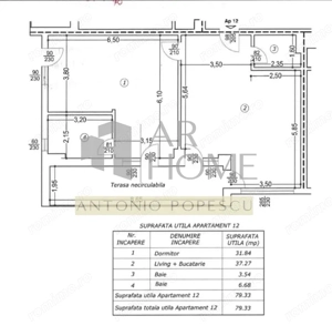 Inchiriere apartament 2 camere, 2 bai, parcare proprie, Ploiesti, Albert. - imagine 2