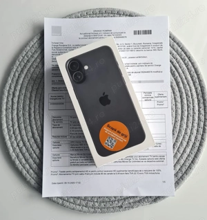 iPhone 16 Plus Negru 128 GB, Nou, Garantie 2 ani