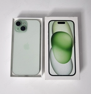 iPhone 15 Verde 128 GB, liber de retea, stare foarte buna, batiera 81%