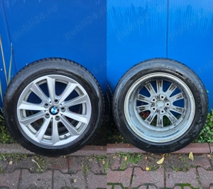 Jante BMW originale + cauciucuri de iarna Pirreli - imagine 3
