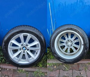 Jante BMW originale + cauciucuri de iarna Pirreli - imagine 4